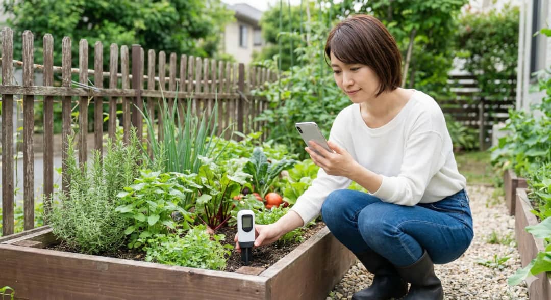玄関周りのおしゃれを決定づけるのは、プランターの「素材感」と植物の「高低差」です。