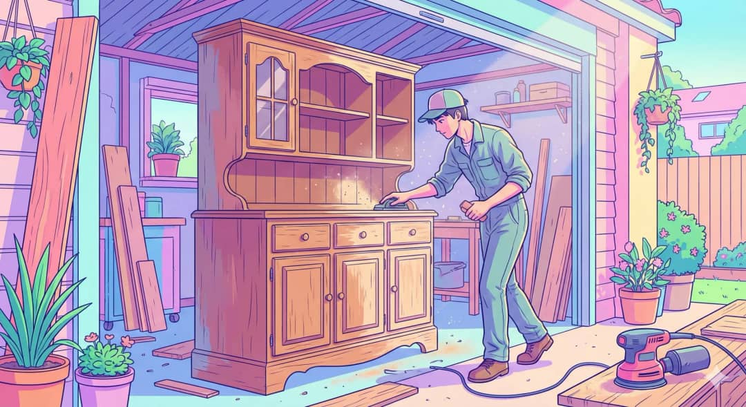 ペイントによる全面リメイクの様子