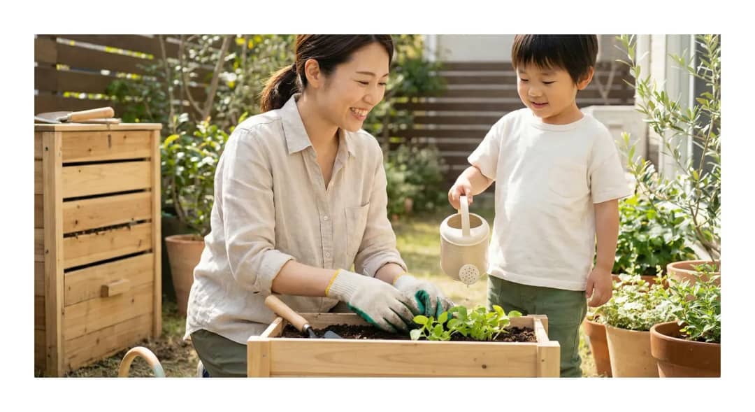 このサイクルを回すと、毎年重い土を買い足す必要がなくなり、可燃ゴミの量も劇的に減ります。