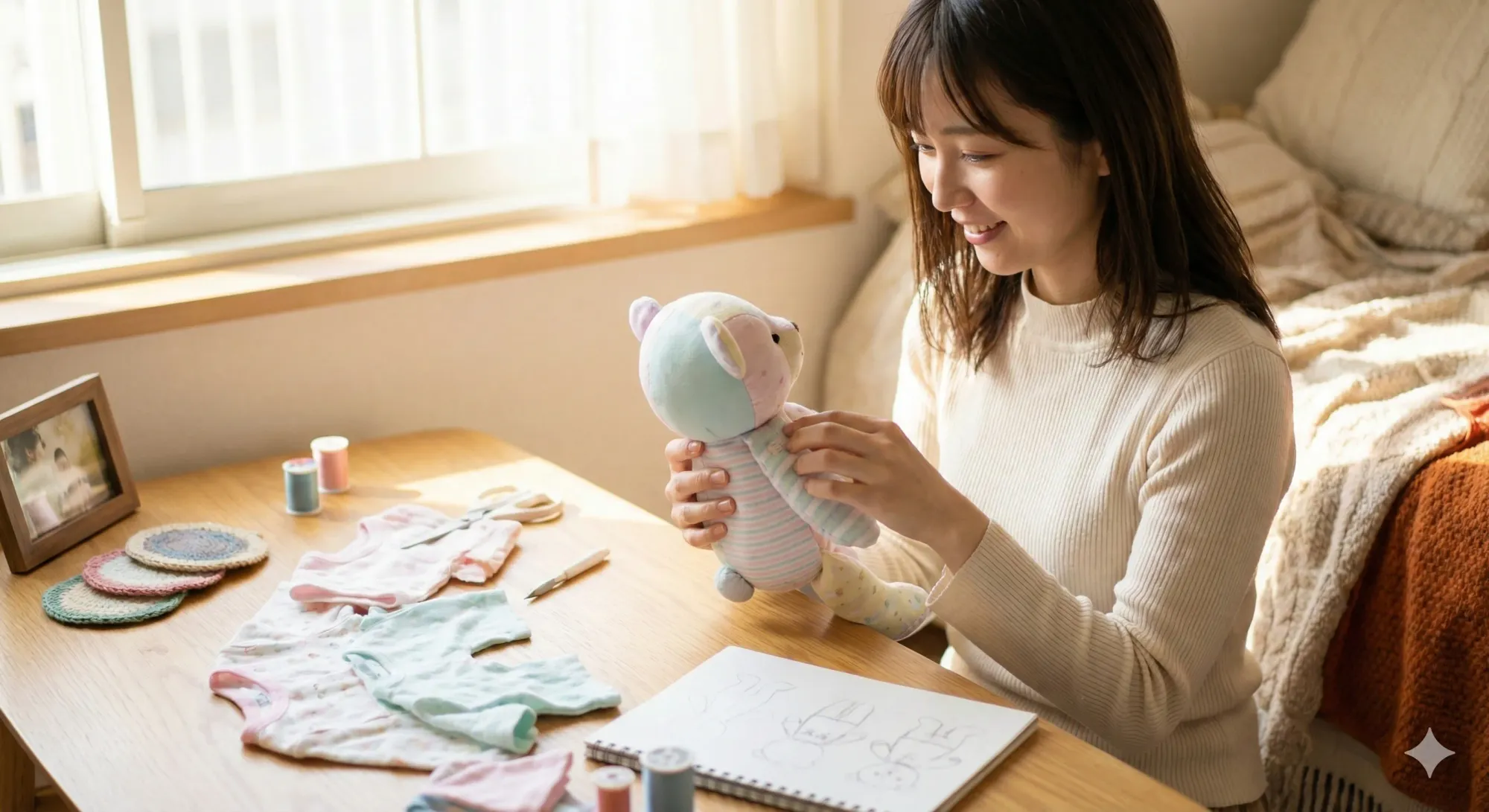 七歳で消える記憶のために、なぜベビー服を残すのか
