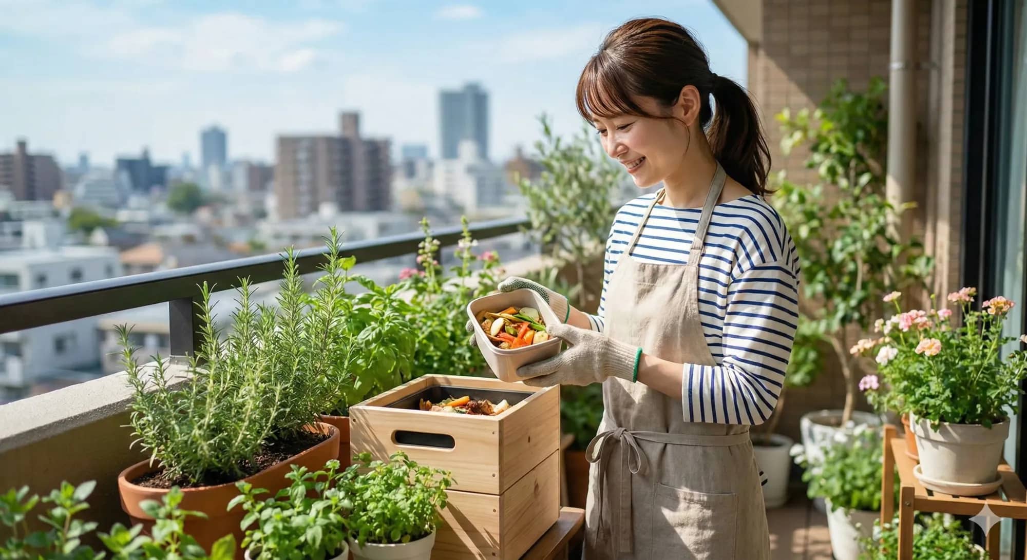 都会で楽しむエコな趣味:ベランダガーデニング&コンポスト完全ガイド