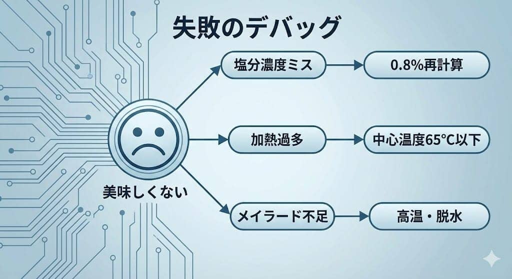 「しっとり」した最高の食感を得るための猶予は、わずか2度です。