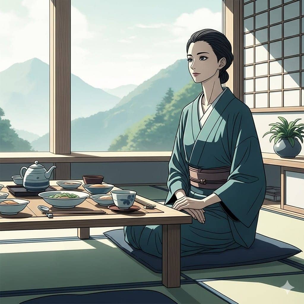 海藻、キノコ、地元の天然水