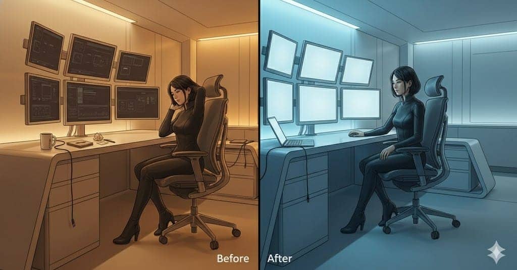 机を毎晩リセットする習慣は、翌朝の集中力を変えるのか