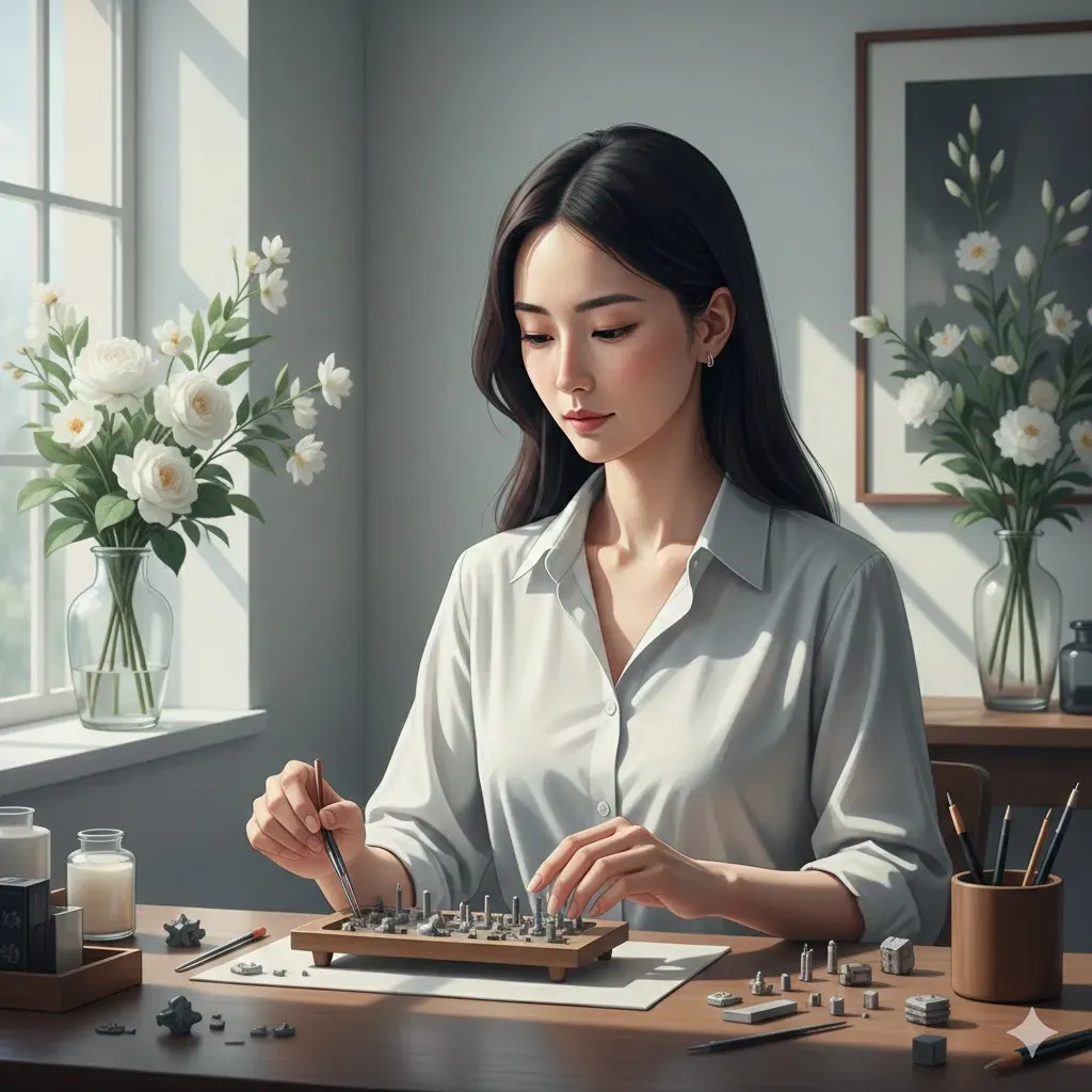 セリアなどで展開されている「大人の塗り絵」シリーズは、非常に緻密な線画が特徴です。